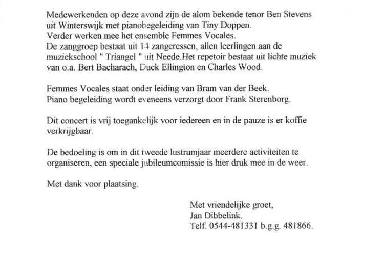 1999 _ persbericht 2