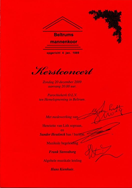 2009-12-20 _ Kerstconcert