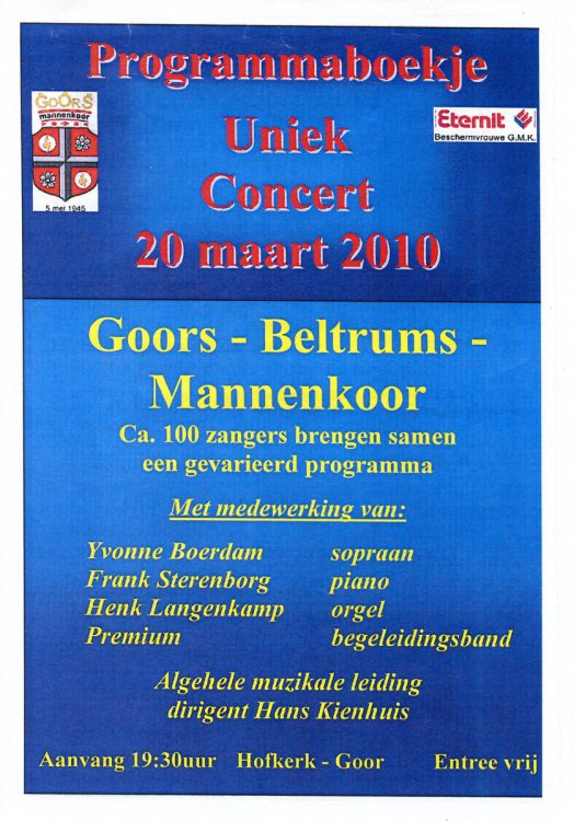 2010-03-20 _ Uniek concert