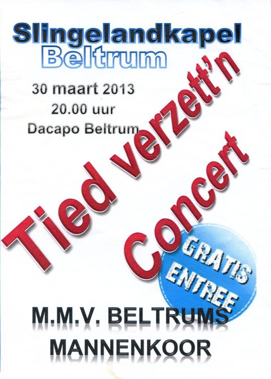 2013-03-30 _ Tied verzetten concert